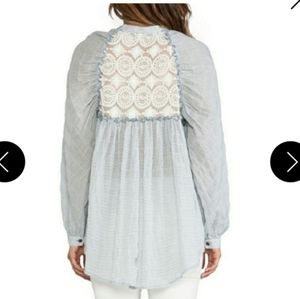 Free People put your back into it button down